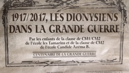 Atelier Web Reporter CINOR - Dionysiens dans la Grande Guerre – CM2 Candide Azema B