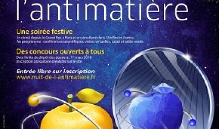 La première « Nuit de l’antimatière », le 1er avril 2019 dans toute la France @CNRS