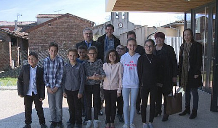 Interview de Monsieur Pierre Besnard, préfet de Tarn-et-Garonne, par les jeunes reporters de Lacourt-Saint-..