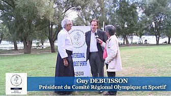 @SentezVousSport #Toulouse : Guy DEBUISSON Pr&eacute;sident du CROS Midi-Pyr&eacute;n&eacute;es au micro de Michel Lecomte du M&eacute;dia Social #TvLocale_fr