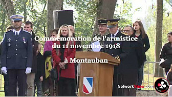 Anniversaire de l'Armistice le 11 Novembre 1918 à Montauban: vente aux enchères pour le Bleuet de France