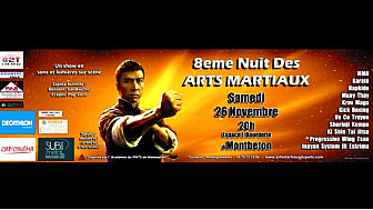 8&egrave;me Nuit des Arts Martiaux le 26 novembre 2016 &agrave; Montbeton (82) 