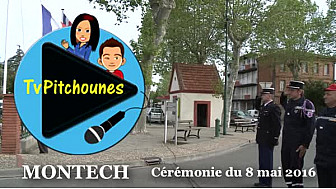 Comm&eacute;moration du 8-Mai : les jeunes reporters de TvPitchounes pr&eacute;sents ce 8 mai 2016 &agrave; #Montech #TvLocale_fr 