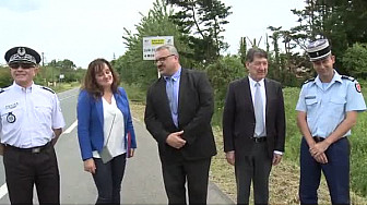 Sécurité Routière #TarnEtGaronne: Pierre Besnard Préfet et Christian Astruc Président du Conseil Régional, du Tarn-et-Garonne en action  #TvLocale_fr