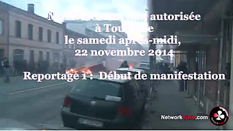 Sivens : Manifestation Interdite de Toulouse du 22 novembre 2014 Partie 1