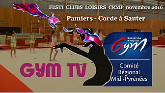 Gymnastique: le club de Pamiers pr&eacute;sentait la Corde &agrave; Sauter au Festi Clubs Loisirs du 19 novembre &agrave; la MAG de #Colomiers
