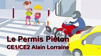 Ateliers Web Reporter CINOR - Le permis piéton – CE1/CE2 Alain Lorraine - Saint-Denis