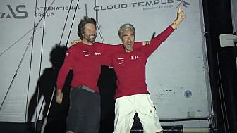 Arrivée et Interview du 8 novembre de Groupe GCA premier MULTI50 sur la Transat Jacques Vabre 2019