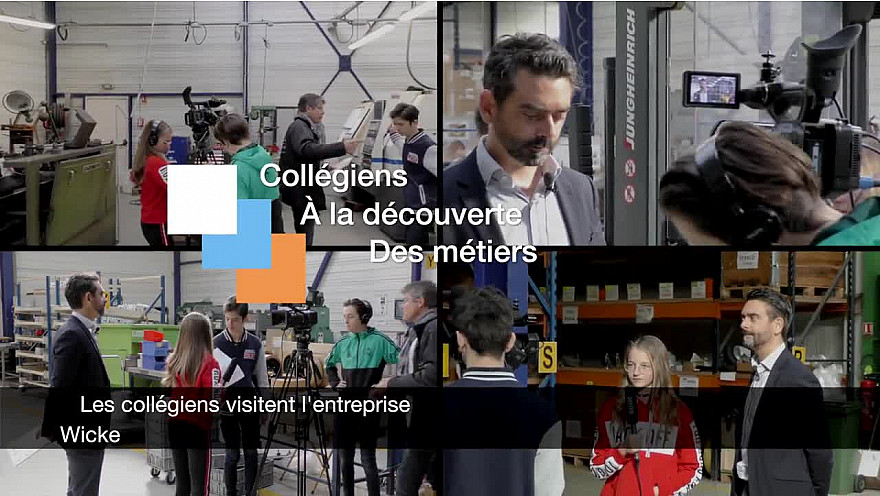 La Journée des Entreprises : Les collégiens découvrent l'univers de Wicke