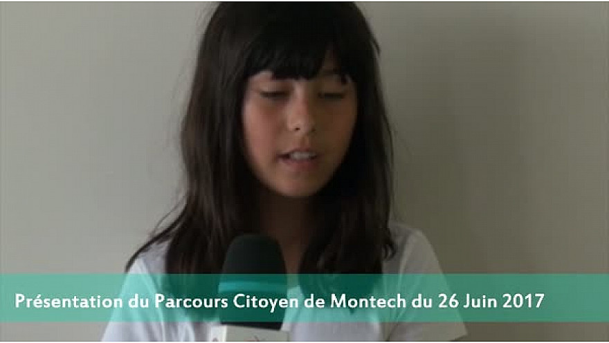 Annonce du Parcours citoyen de Montech du 26 Juin 2017